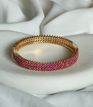 diamond-studded bangle