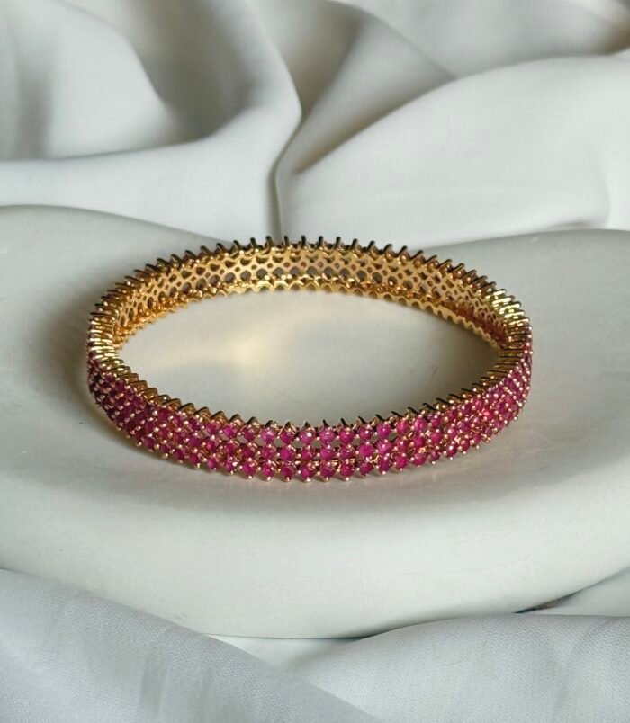 diamond-studded bangle