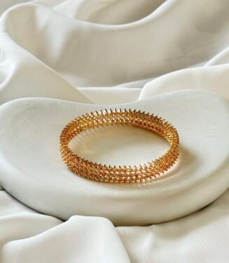 diamond-studded bangle