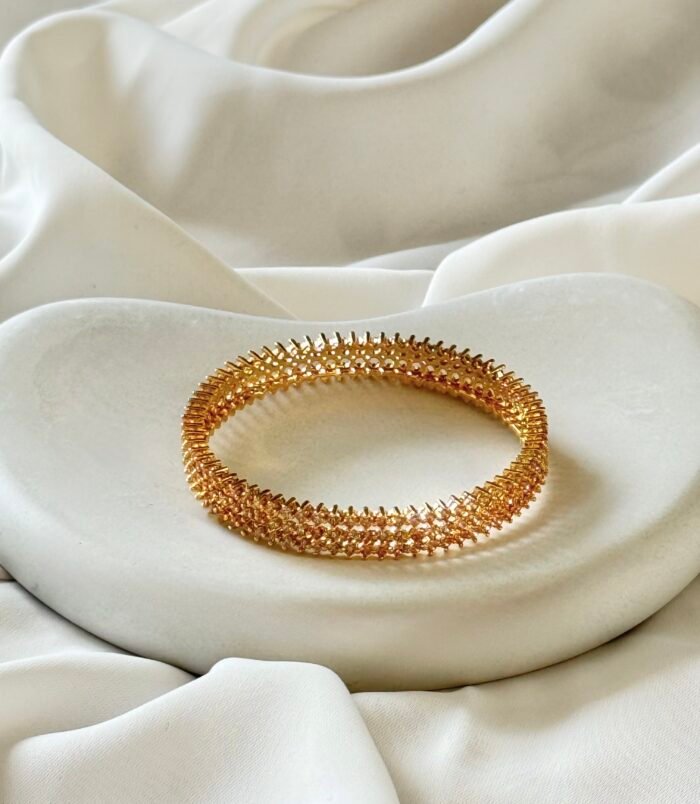 diamond-studded bangle