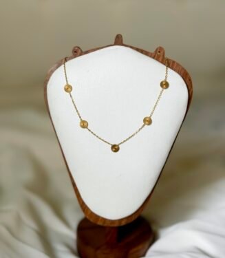 multi stone falls necklace